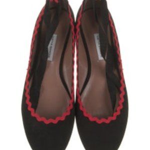 TABITHA SIMMONS Suede Lace Pattern Ballet Flats NEW IN BOX